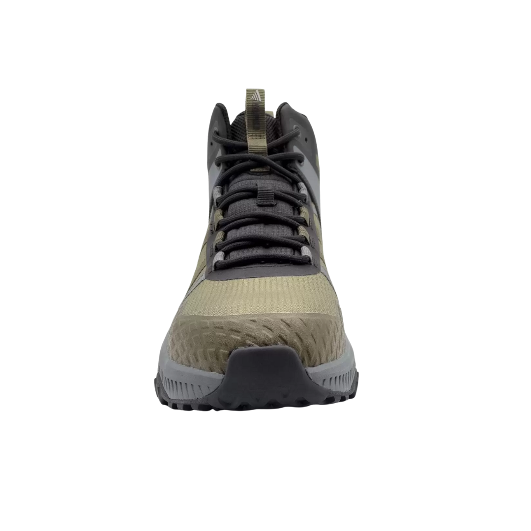 Men's Aero Trail Mid Composite Toe Work Boots - Olive (D Width) - Waterproof Hiking & Construction Safety Shoes for Outdoor Work & Heavy Duty Jobs