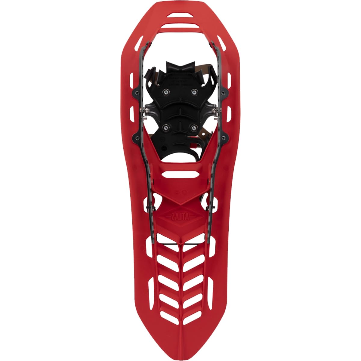 Atlas Helium-BC Snowshoes for Men & Women - Lightweight Aluminum Frame for Winter Hiking & Backpacking - Red, Size 26 - Perfect for Snow Trekking & Outdoor Adventures