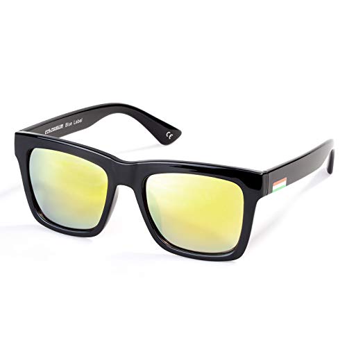 Gold Lens/Black Frame