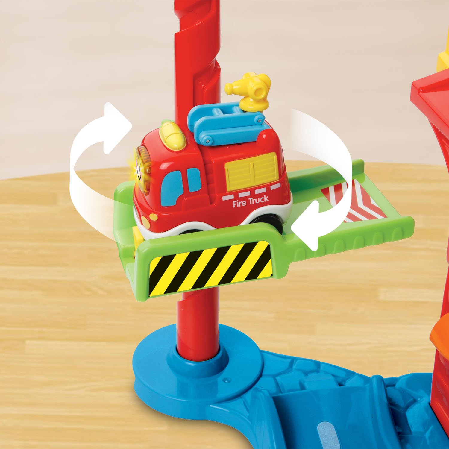 VTech Go! Go! Smart Wheels Save The Day Fire Station Playset - Interactive Learning Toy for Toddlers & Kids Ages 1-5 Years - Educational Fire Truck Toy with Lights & Sounds - Perfect for Pretend Play & Early Childhood Development