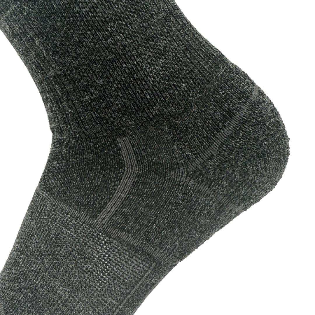 ISW Isolwool® Trail Cuff (3-Pair Pack) - Warm Wool Hiking Socks for Men & Women - Perfect for Outdoor Adventures, Camping & Winter Sports