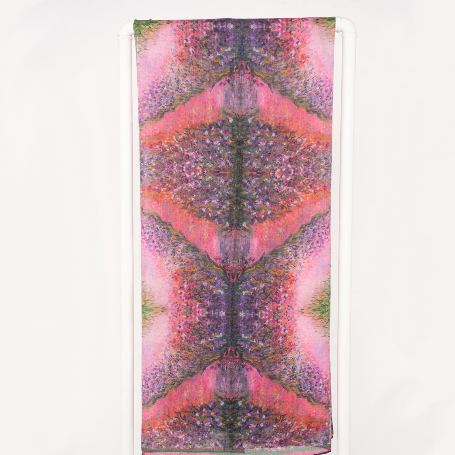 Blush Lillies Long Cashmere Scarf - Soft Luxury Winter Wrap for Women - Perfect for Cold Weather, Office, Travel & Gift Giving