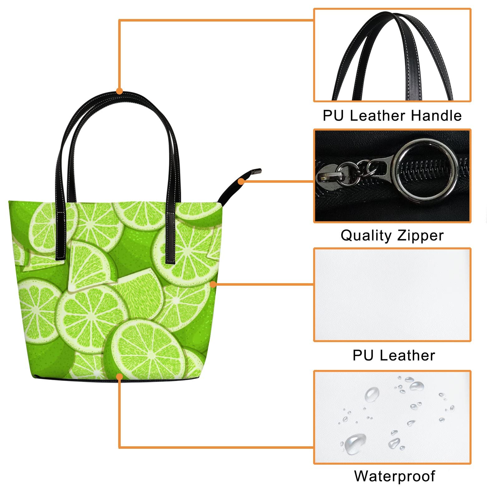 Stylish Leather Tote Bag for Women - Fashionable Crossbody Handbag with Adjustable Strap | Perfect for Work, Travel & Everyday Use