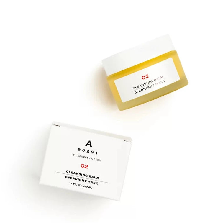 02 Cleansing Balm & Overnight Mask - 2-in-1 Deep Cleansing and Hydrating Face Treatment for Glowing Skin | Perfect for Nighttime Skincare Routine and Makeup Removal