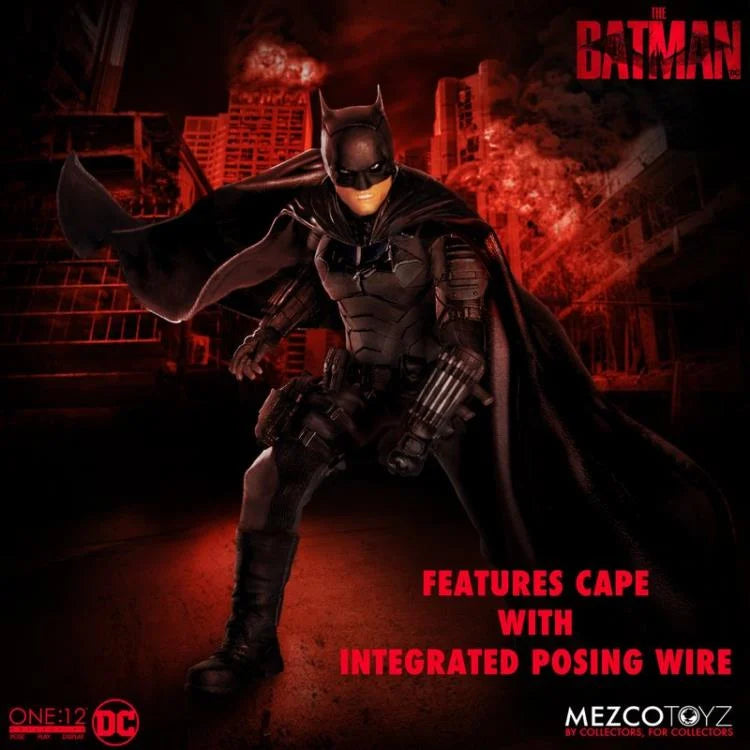 The Batman One:12 Collective Action Figure - Premium DC Comics Collectible for Display & Play - Perfect for Fans, Collectors & Gift Giving