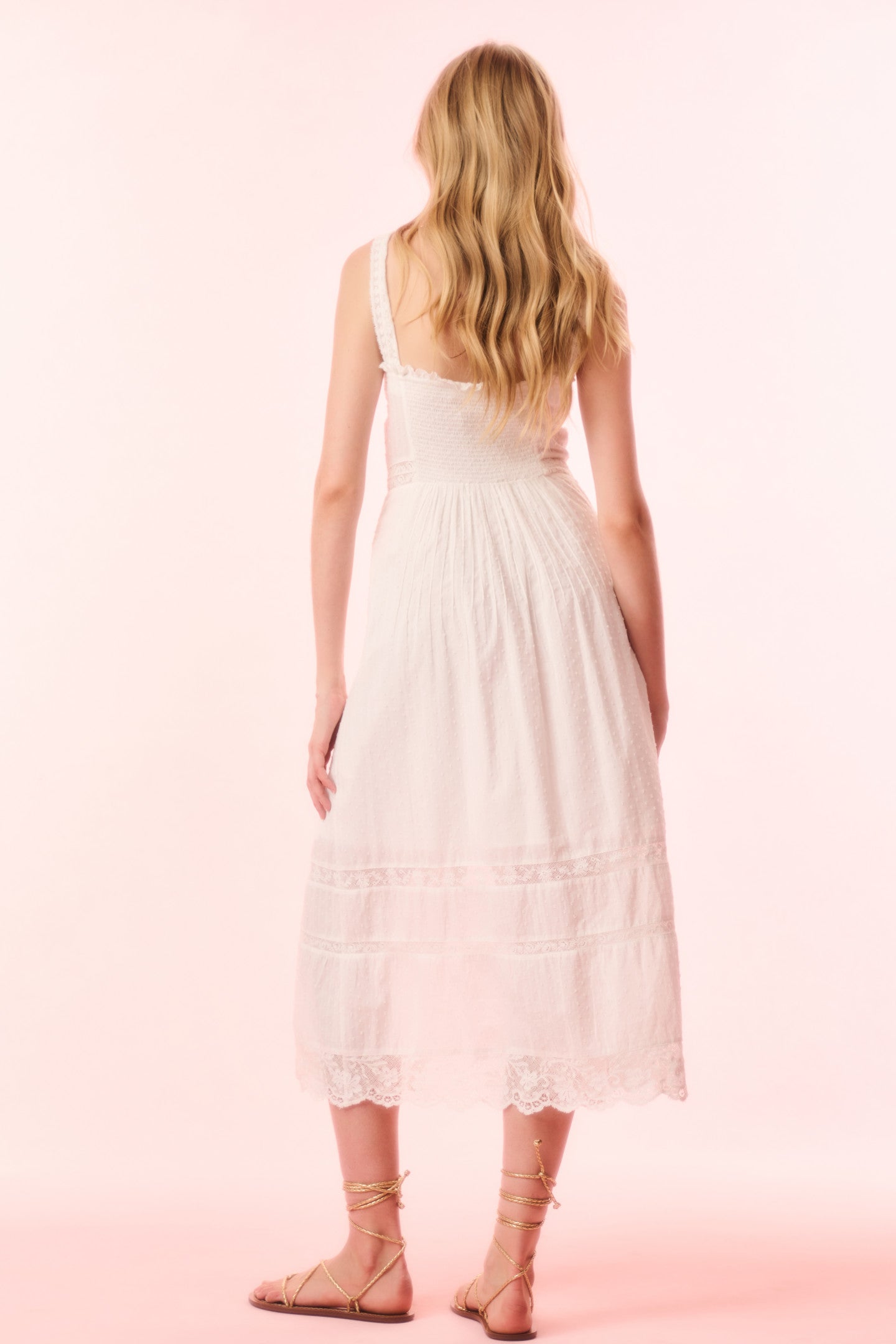 Judalon Women's Cotton Midi Dress - Flowy Summer Casual Dress with Short Sleeves for Beach, Vacation & Everyday Wear