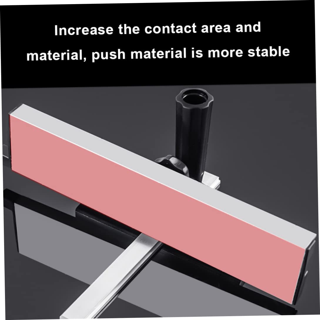 Precision Miter Gauge Fence System for Table Saw - Woodworking Angle Guide with Push Block & Ruler - DIY Woodworking Accessories (Black) - Perfect for Cabinet Making, Furniture Building & Wood Crafts