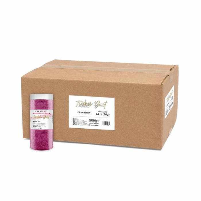 Premium Cranberry Tinker Dust® Glitter for Crafts - Bulk Wholesale Supplies for DIY, Scrapbooking, Nail Art & Home Decor