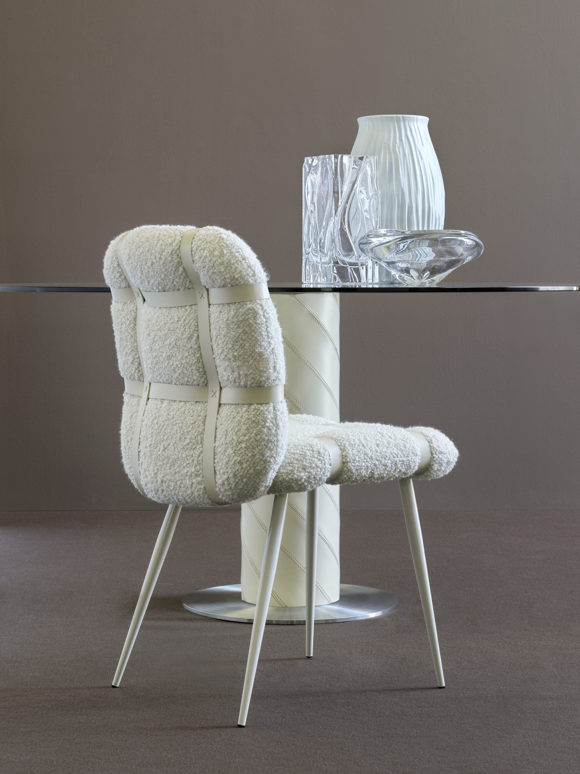 Avion Modern Dining Chair by Fasem - Mid Century Design for Kitchen, Dining Room & Office - Comfortable & Stylish Seating Solution