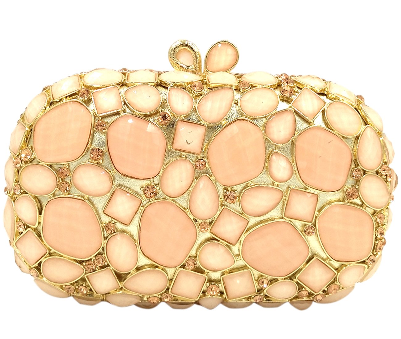 Elegant Rhinestone Evening Clutch Purse for Women - Wedding Party Dress Handbag with Chain Strap - Perfect for Prom, Cocktail Parties & Formal Events