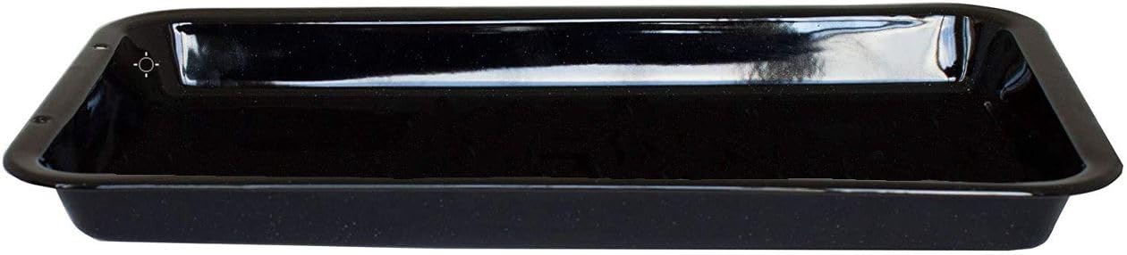 Samuel Groves 2-Pack 32cm Vitreous Enamel Baking Trays Set - Premium Oven & Roasting Pans for Baking, Cooking & Meal Prep - Durable British-Made Kitchenware for Cakes, Cookies, Roasts & Family Dinners
