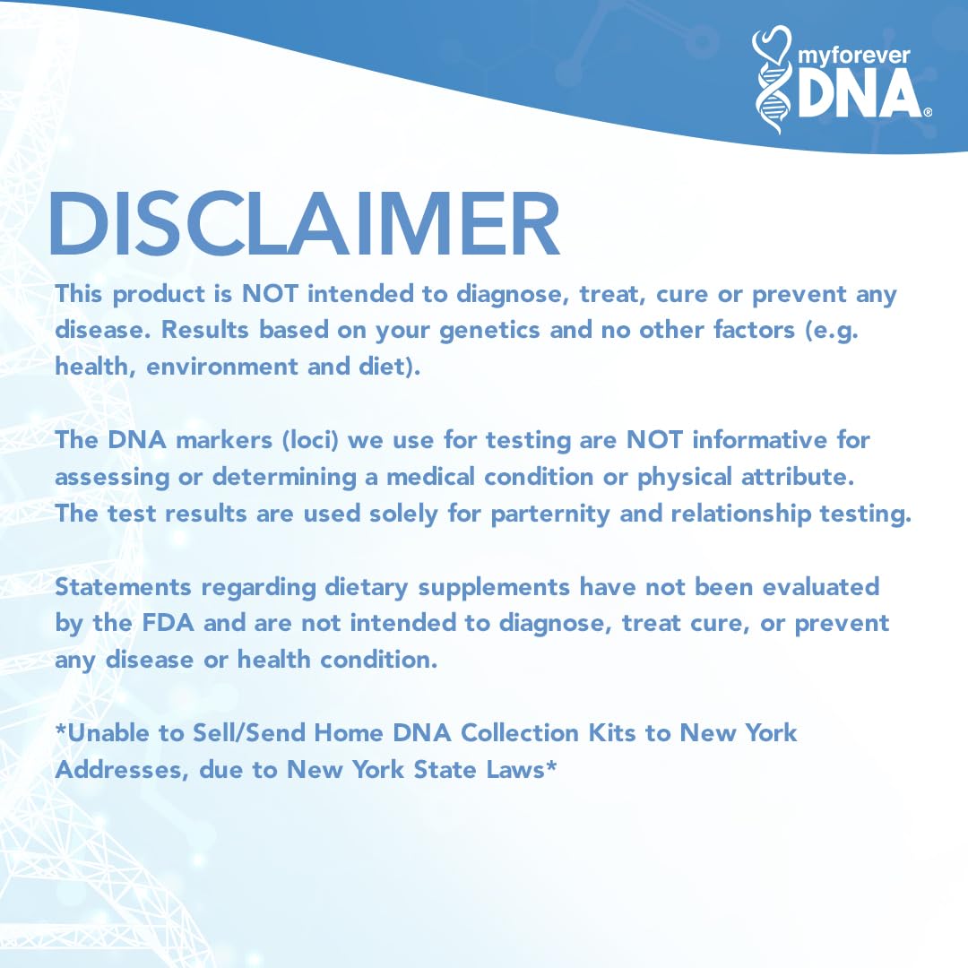 Home DNA Test Kit - 24 Genetic Markers Analyzed | Lab Fees & Shipping Included | Fast, Accurate & Confidential Results | Paternity, Ancestry & Health Testing for Families