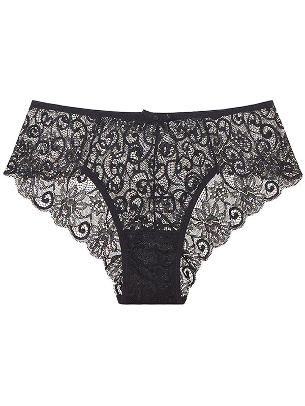ZASUWA Women's Sexy Floral Lace Dot Underwear - Comfortable & Breathable Panties for Date Night, Wedding, or Special Occasions