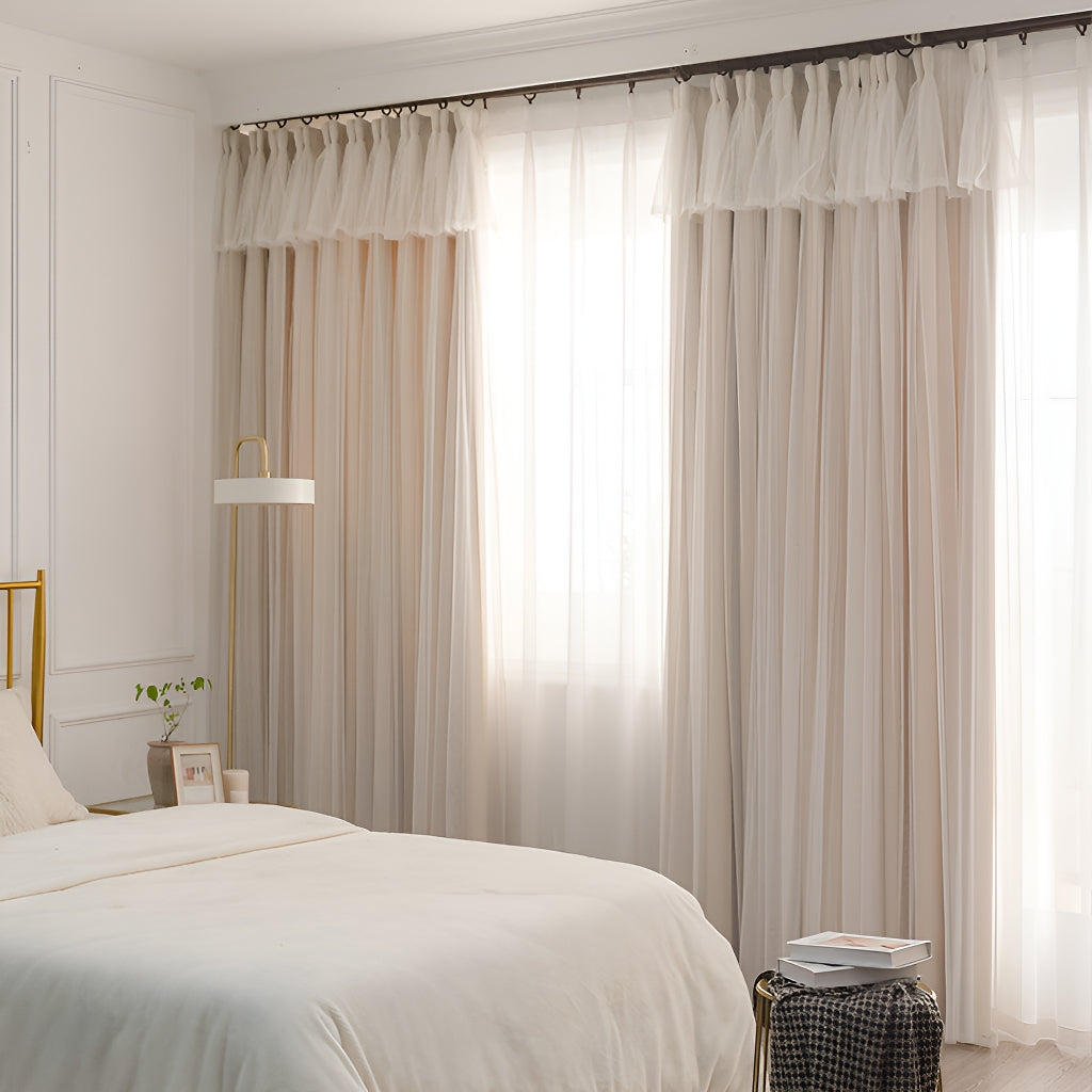 Annalise Two-Layer Soundproof & Thermal Blackout Curtains - Custom Size for Bedroom, Nursery & Home Theater - Noise Reducing & Energy Saving Window Treatment