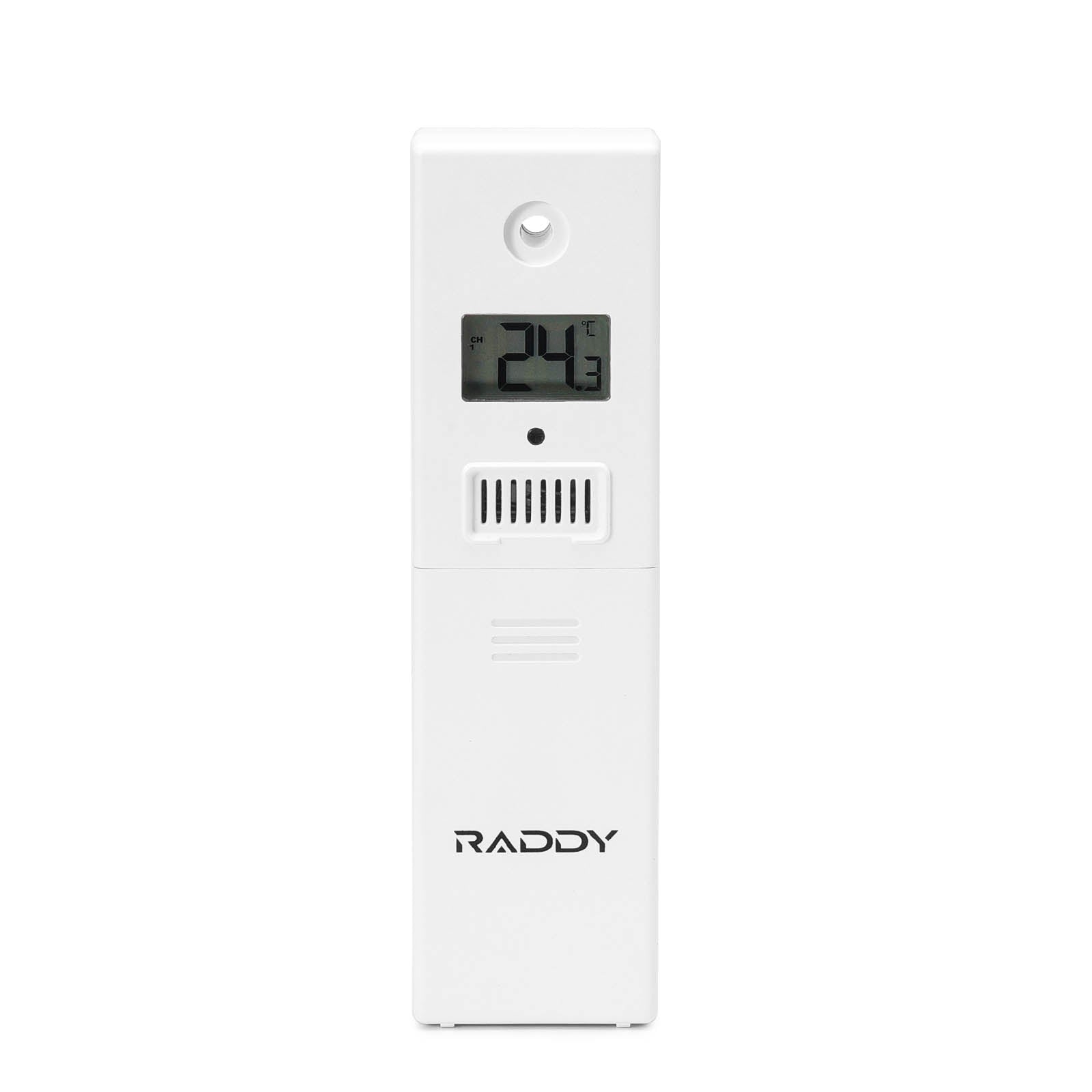 Raddy R6 Wireless Remote Sensor for VP7 Wi-Fi Weather Station - Accurate Outdoor Temperature & Humidity Monitor for Home, Garden, and Greenhouse