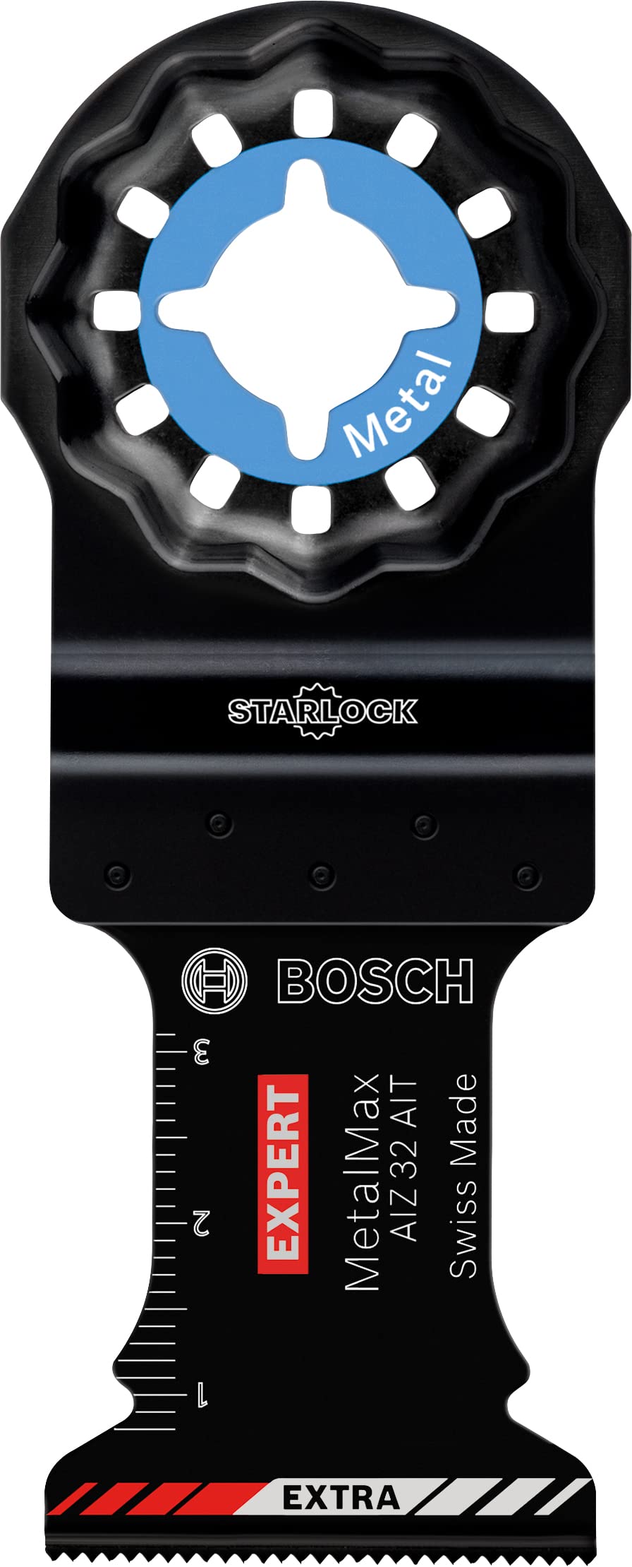 Bosch Professional 5X Expert MetalMax AIZ 32 AIT Multitool Blades - 32mm Width for Cutting Steel & Stainless Steel - Compatible with Oscillating Multi-Tools - Perfect for Metalworking, DIY Projects & Home Renovations