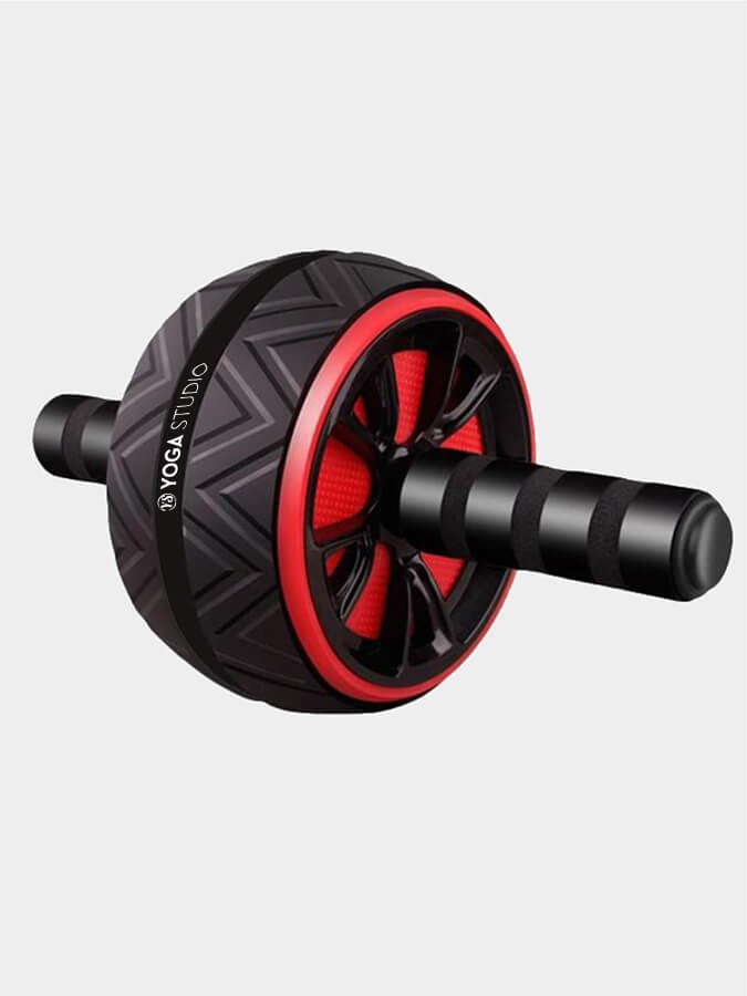 Premium Abdominal Wheel Roller for Core Strength Training - Yoga & Home Fitness Equipment - Perfect for Abs Workout, Pilates, and Gym Exercises