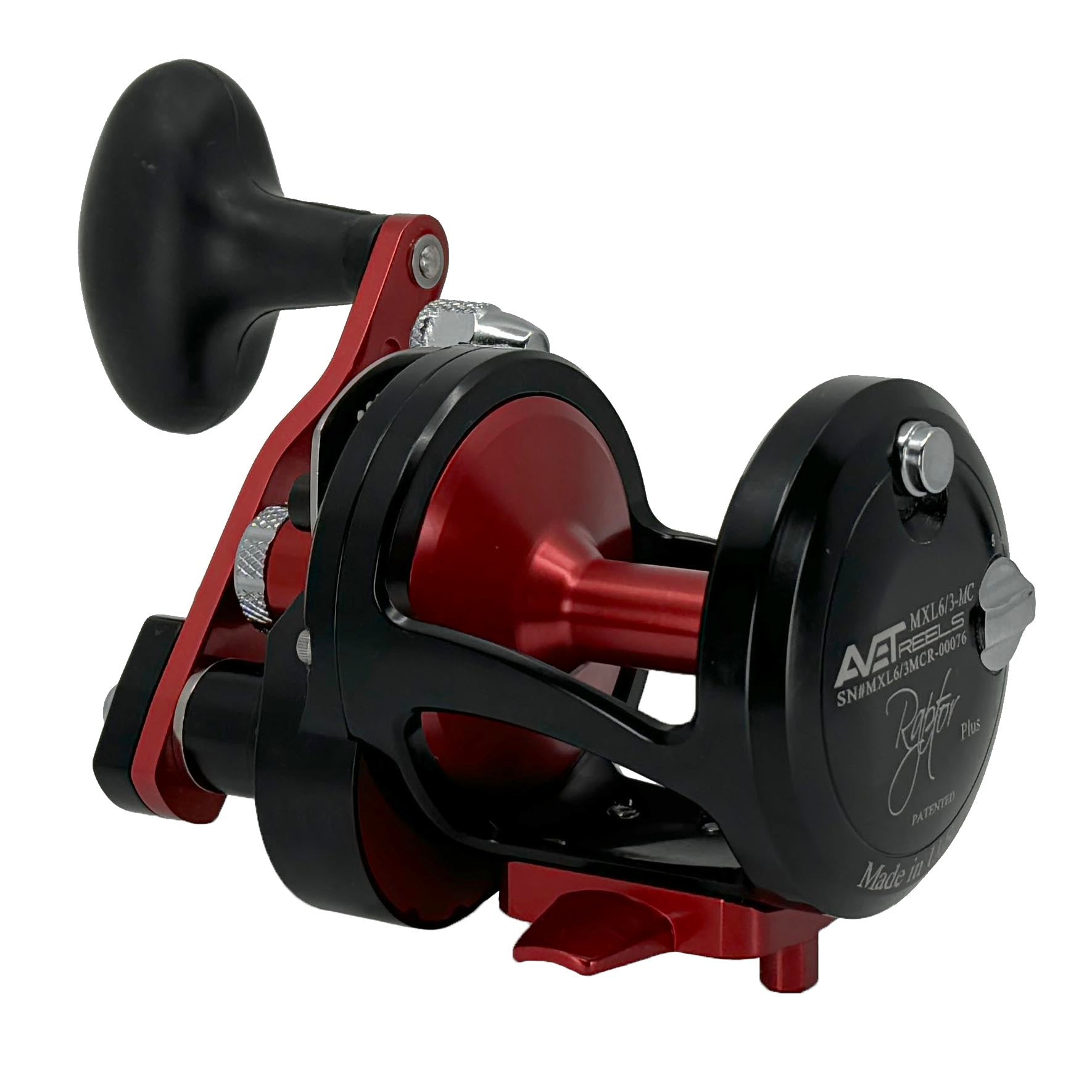 Avet MXL Raptor Plus 6/3 MC Two Speed Fishing Reel - Saltwater & Freshwater Fishing Gear for Offshore & Inshore Angling