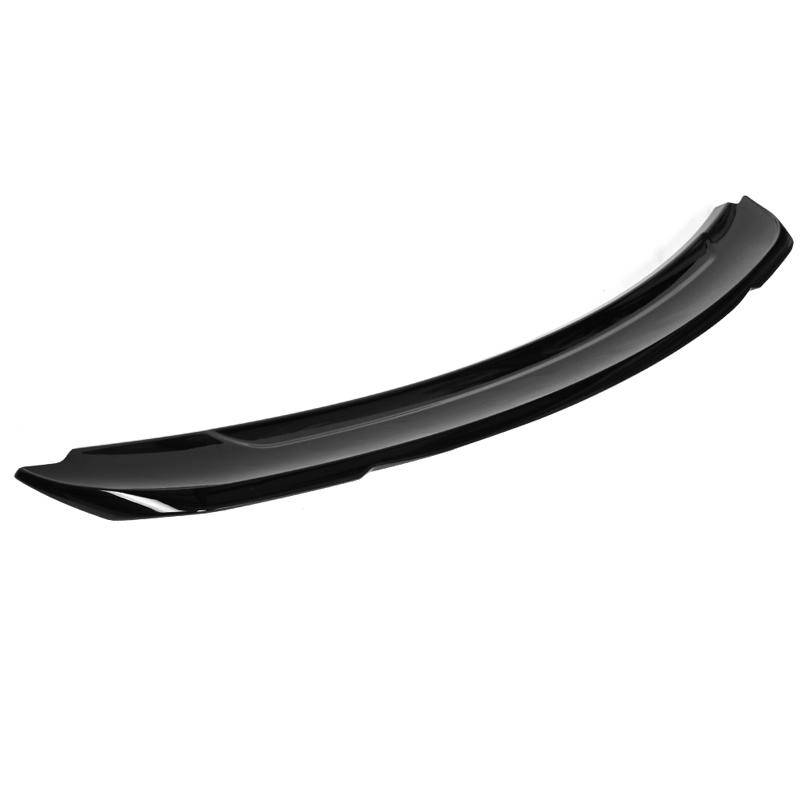 2015-2021 Ford Mustang 2DR Coupe Long LED Spoiler - Gloss Black ABS Material - High Performance Rear Wing for Street Racing & Car Shows
