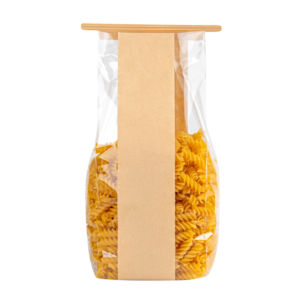 Premium Kraft Paper Bakery Bags with Tin Tie Closure - 4.5