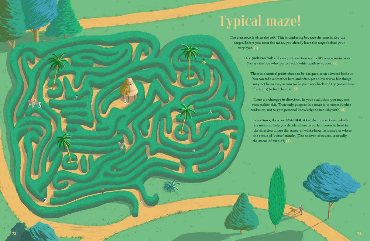 The Book of Labyrinths and Mazes - Puzzle Adventure for Kids & Adults | Perfect for Family Game Night, Classroom Activities & Stress Relief