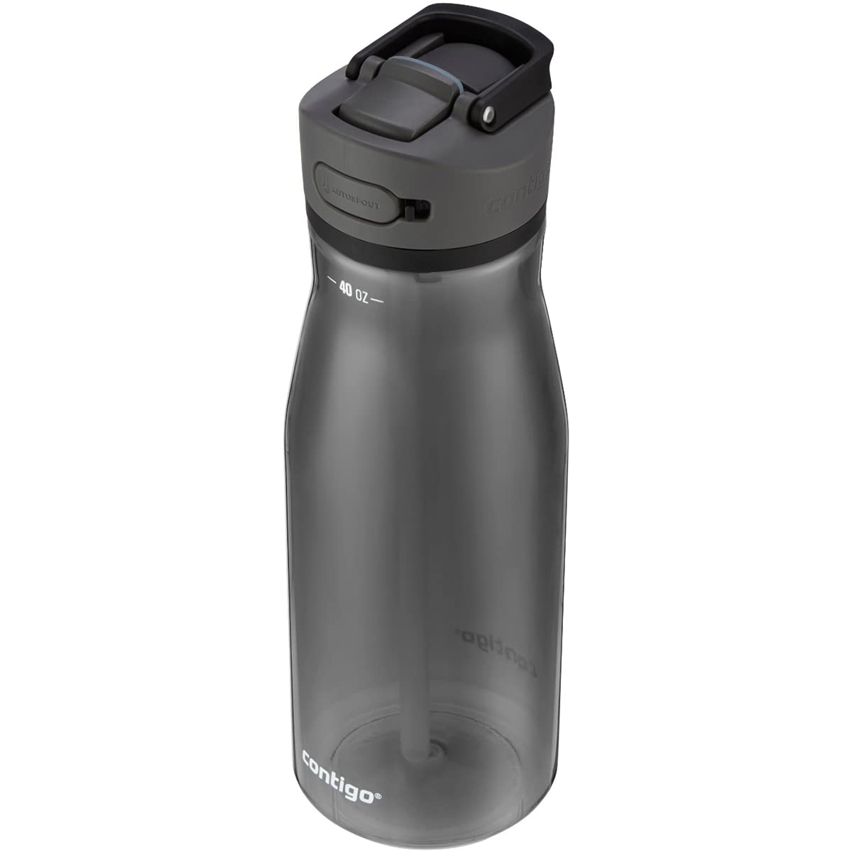Contigo Ashland 2.0 40oz Leak-Proof Water Bottle with Angled Straw & Locking Lid - Dishwasher Safe, BPA-Free - Perfect for Gym, Hiking, Travel & Outdoor Activities