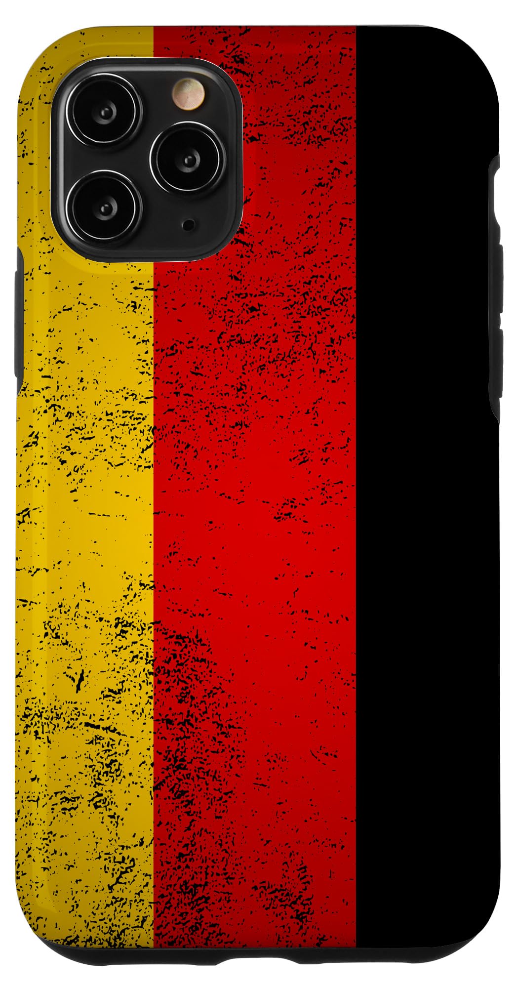 iPhone 11 Pro Case - Vintage German Flag Design | Deutschland & Europe Theme | Shockproof Protective Cover for Travel, Work & Daily Use