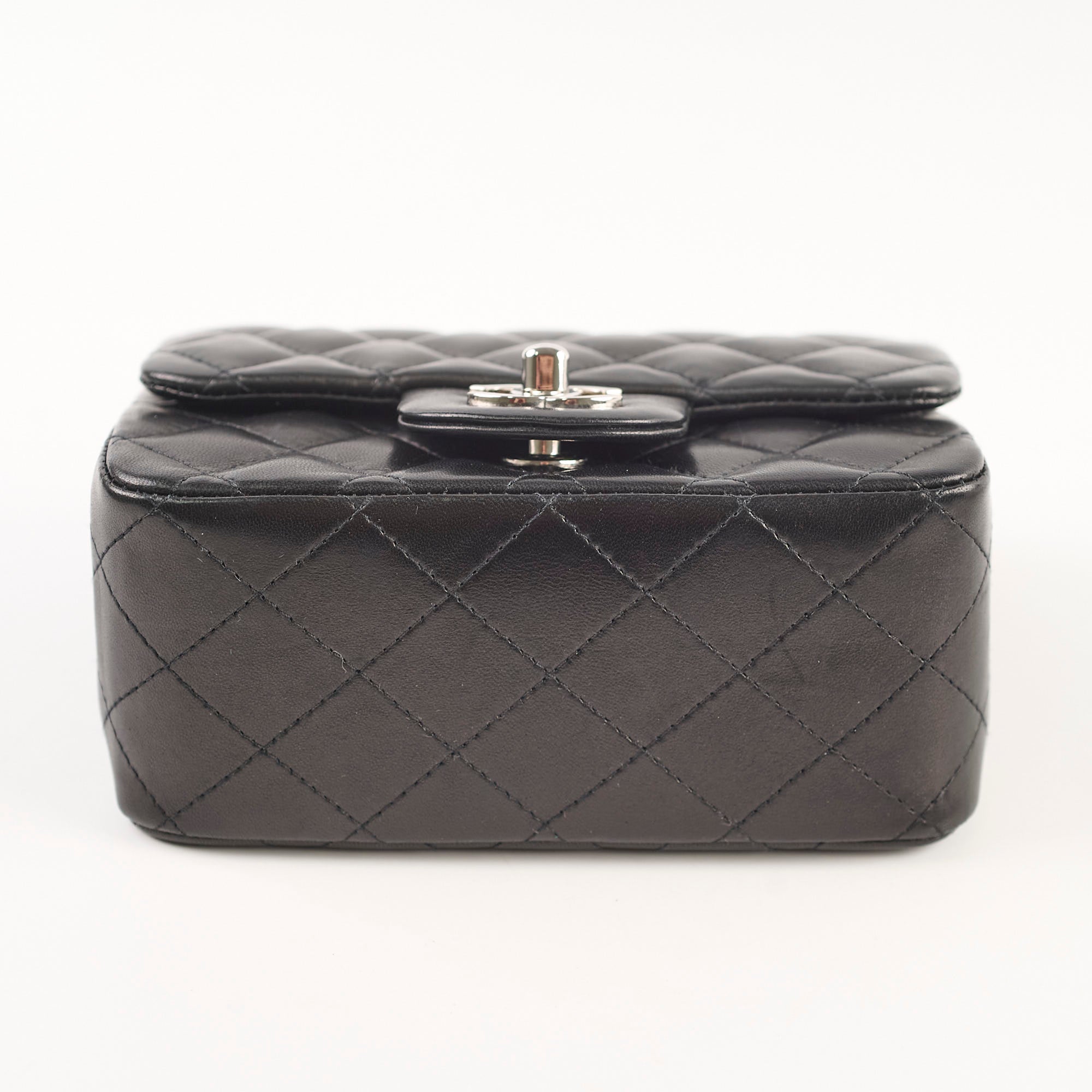 Chanel Mini Square Black Flap Bag - Classic Quilted Leather Crossbody Purse for Women | Perfect for Evening Parties, Date Nights & Special Occasions