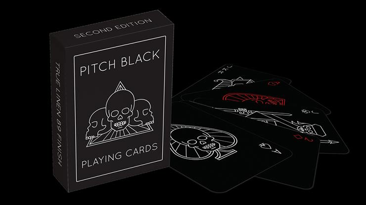 Premium Black Matte Playing Cards - Poker Size, 100% Plastic, Waterproof & Durable for Magic Tricks, Cardistry & Casino Games | Perfect for Professional Performers & Card Enthusiasts