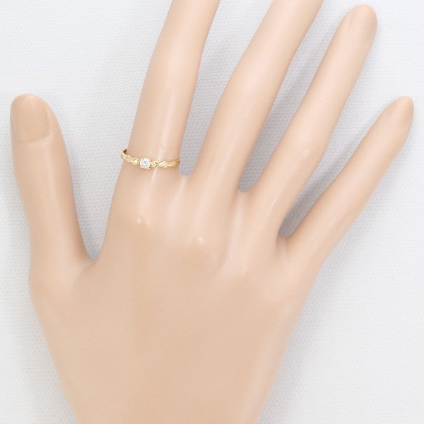 18K Yellow Gold Diamond Ring for Women - Elegant Solitaire Engagement & Wedding Band - Perfect for Proposals, Anniversaries, and Special Occasions
