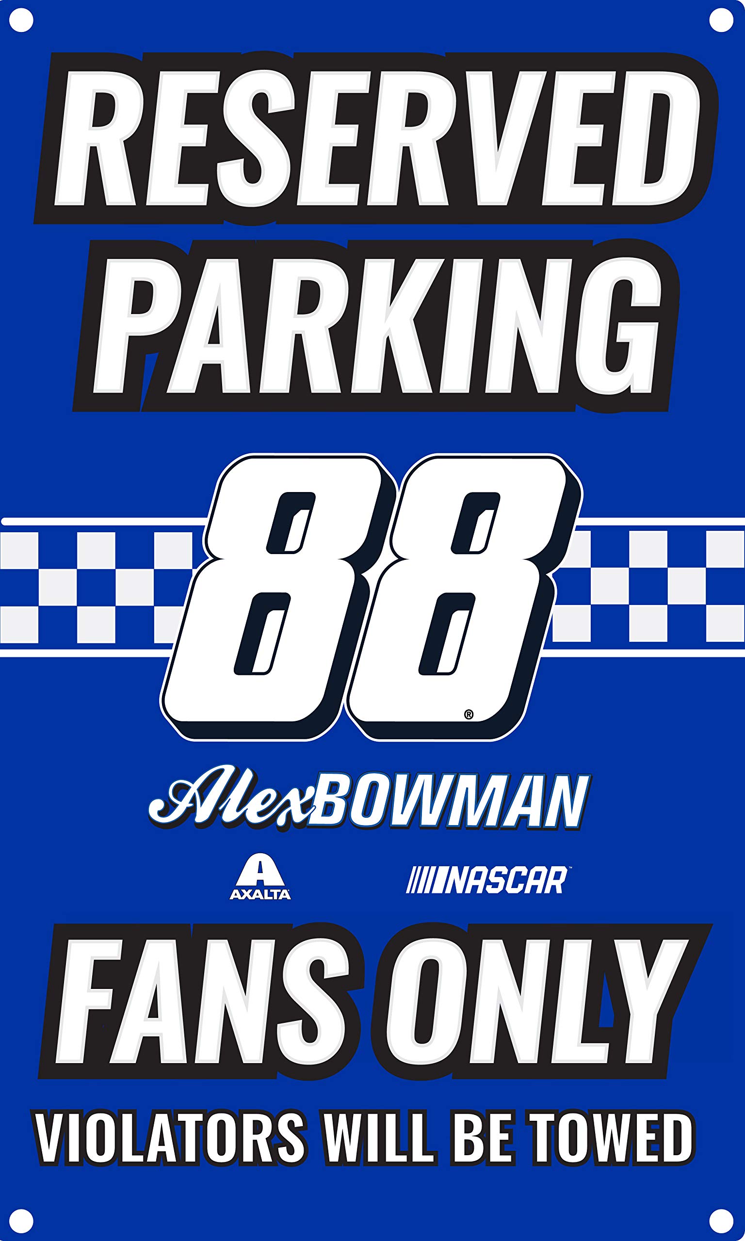 R and R Imports Alex Bowman #88 NASCAR Metal Wall Sign - 2020 Edition - Perfect for Man Cave, Garage, or Racing Fan Decor
