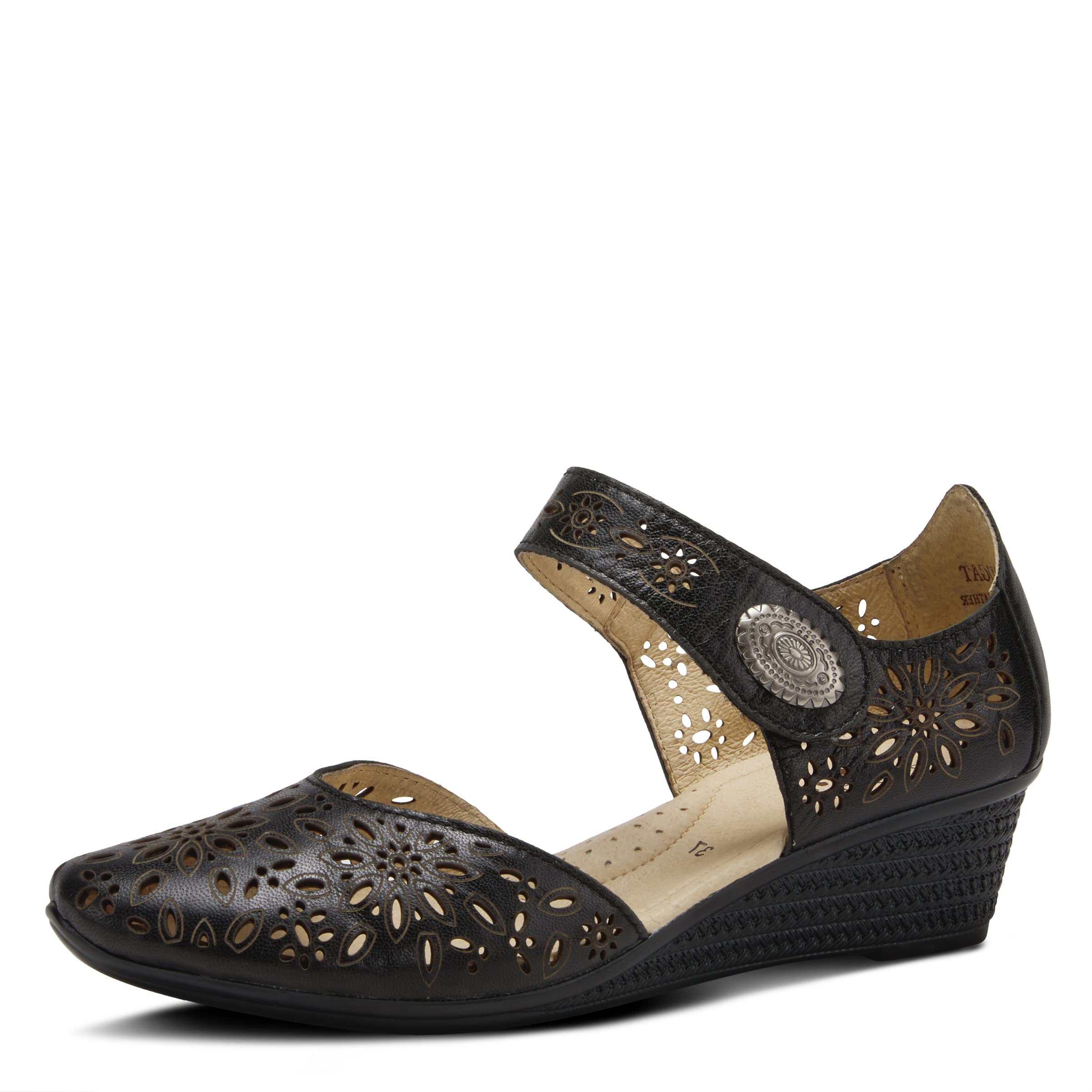 Spring Step Women's Nougat Wedge Sandal - Comfortable Casual Summer Shoes for Beach, Walking & Outdoor Activities