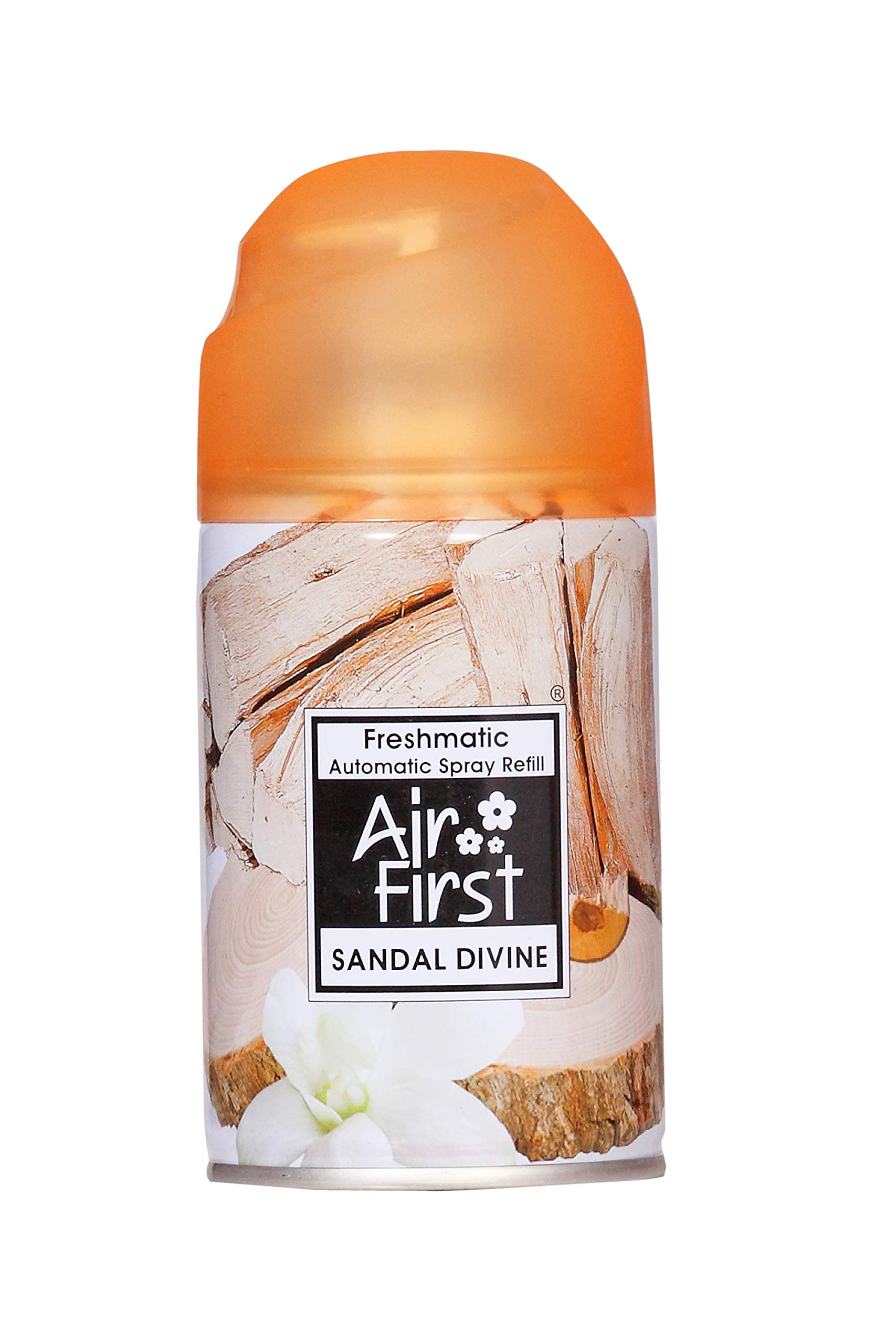Air First Freshmatic Automatic Air Freshener Refills 250ml - Sandalwood Scent (RFR3405) for Home, Office & Bathroom - Long-Lasting Fragrance for Automatic Dispensers