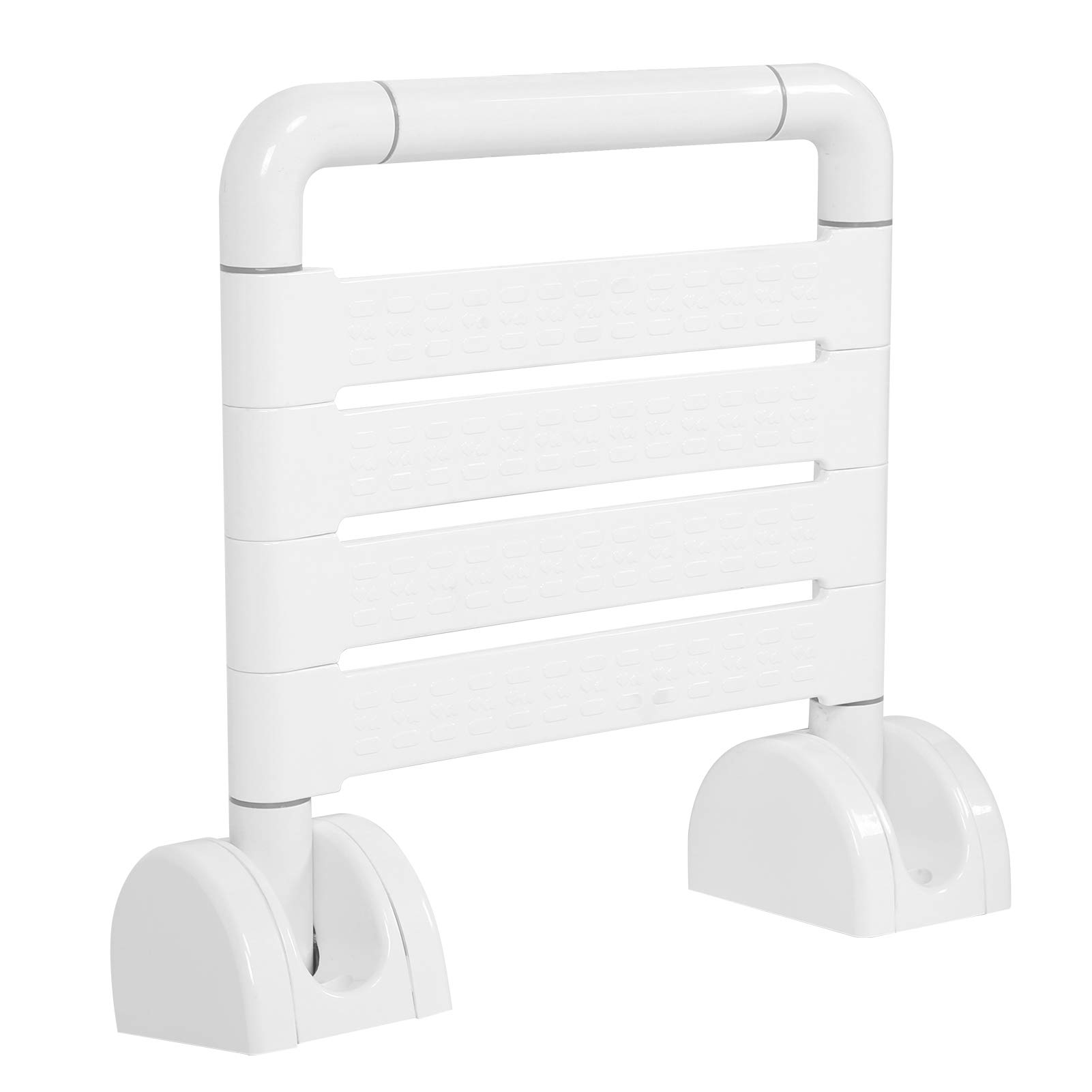 POCREATION Foldable Shower Bench with Nylon Surface - Lightweight Bathroom Stool for Women & Men - Perfect for Shower, Bathtub & Home Use