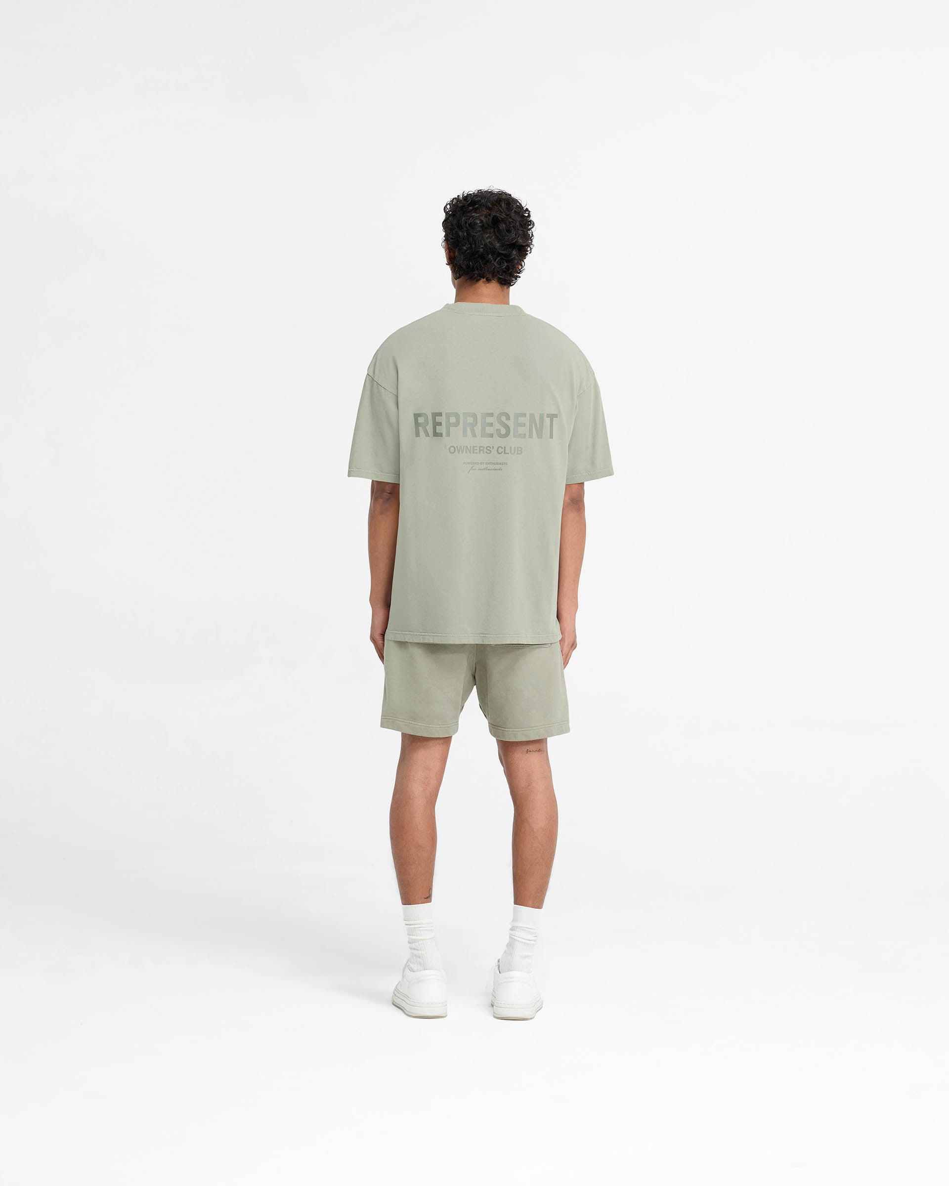 Represent Owners Club Shorts - Pastel Green | Trendy Casual Streetwear for Men & Women | Perfect for Summer Outfits, Beachwear & Lounge