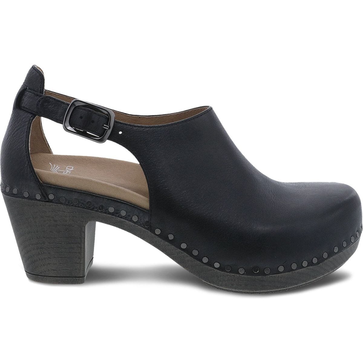 DANSKO SASSY MILLED BURNISHED Leather Clogs - Comfortable Slip-Resistant Shoes for Nurses, Chefs & Healthcare Workers