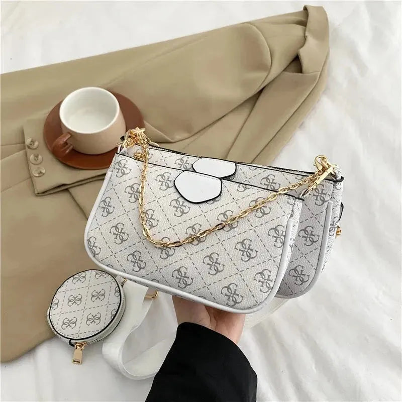 Stylish Women's 3-Piece Crossbody Bag Set - Fashionable Shoulder Purse for Daily Use, Travel & Shopping