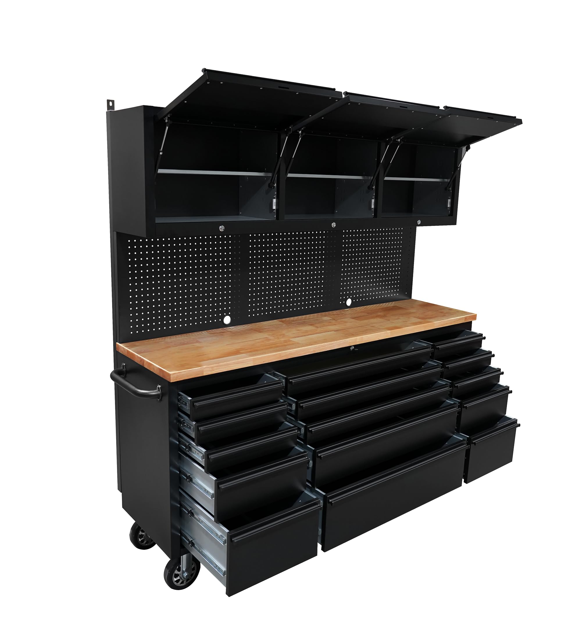 CT Copper 72-inch Mobile Tool Chest with 15 Drawers & Wheels - Garage Workshop Storage