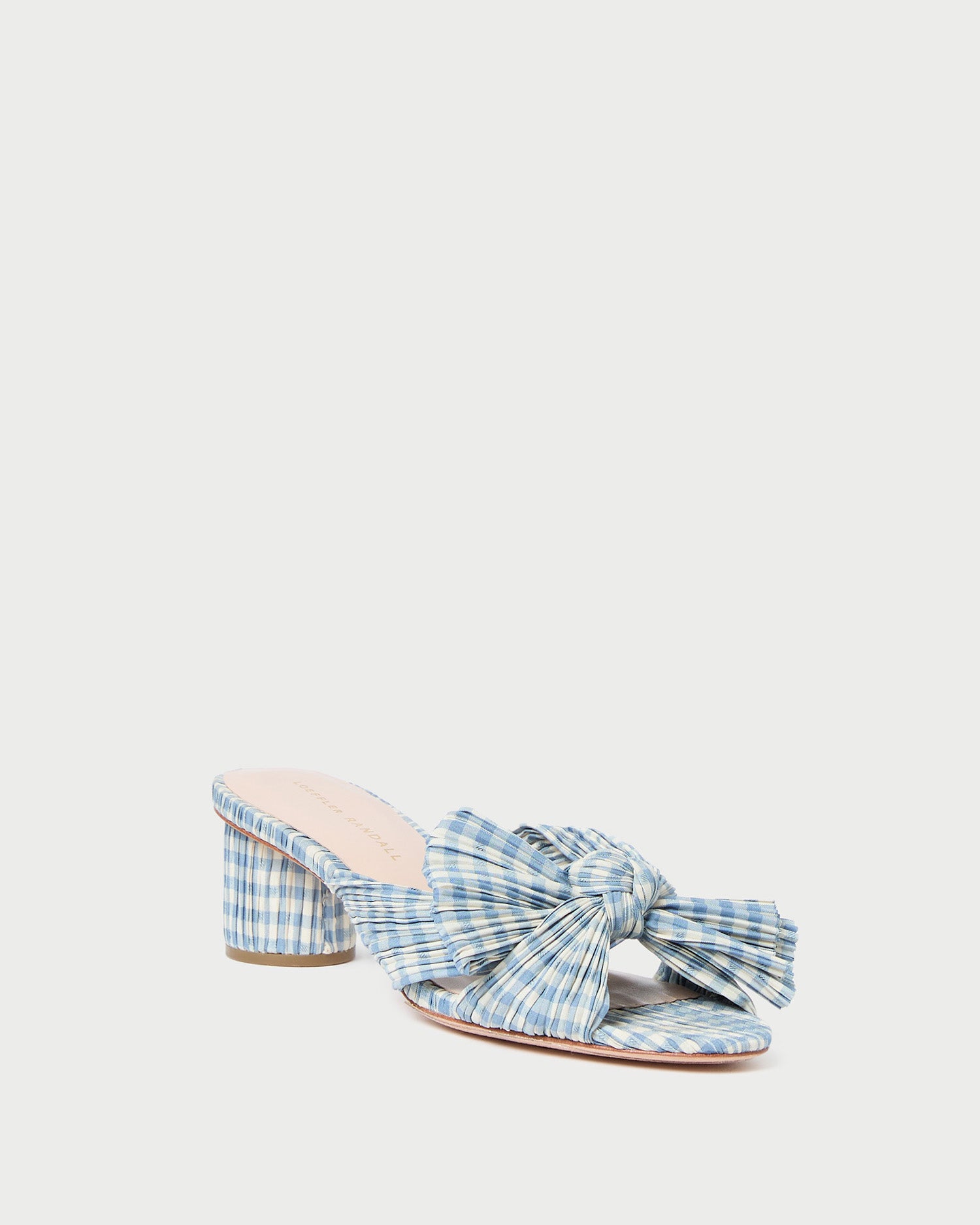 Emilia Pleated Bow Sandal - Women's Comfortable Summer Flat Sandals with Adjustable Straps | Perfect for Beach, Vacation & Casual Outings
