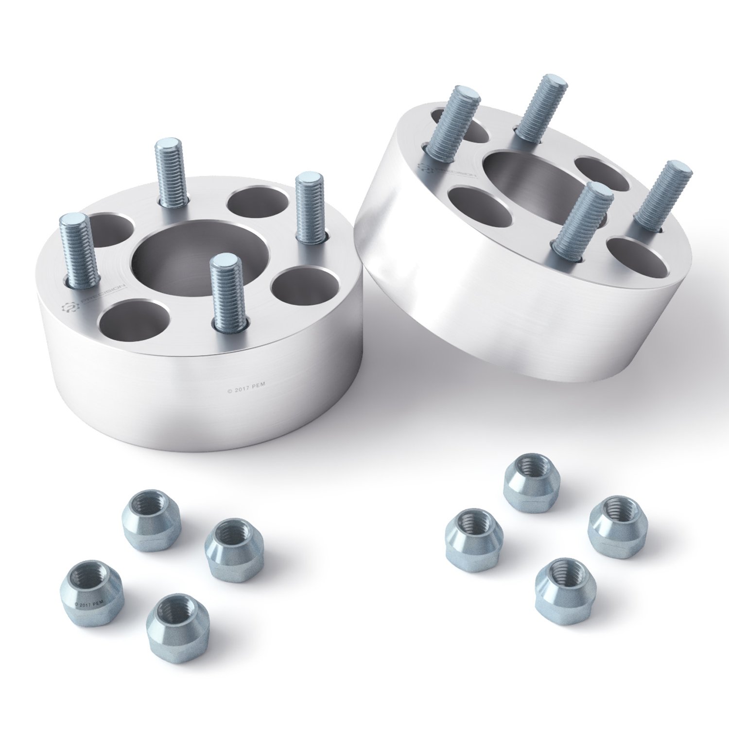 RockTrix 2 Inch Wheel Spacers for Yamaha Golf Carts - 4x4 Bolt Pattern, 68.5mm Bore, 12x1.25 Studs with Cone Seat Nuts - Widens Track by 4 Inches (50mm 4x101.6, 2pcs) - Perfect for Off-Roading, Trail Riding & Enhanced Stability