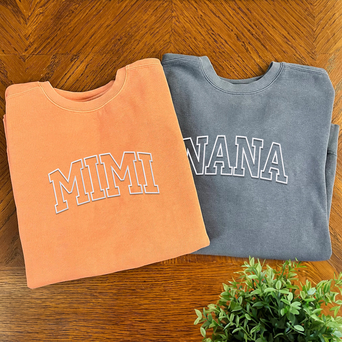 Custom Embroidered Comfort Color® Mimi Shirt with Grandkids Names - Perfect for Family Reunions, Grandparents Day & Photo Keepsakes