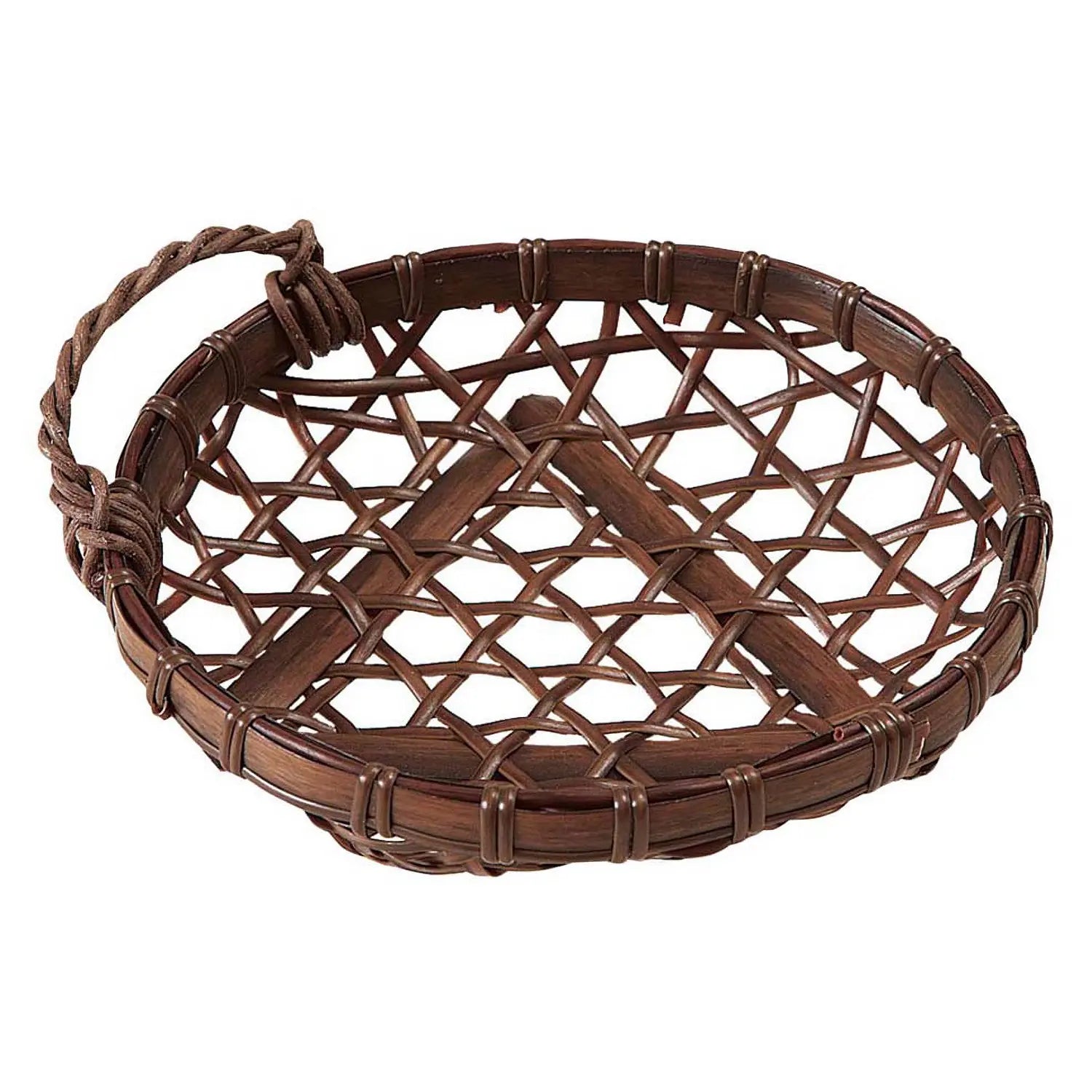 Eco-Friendly Manyo Polypropylene Serving Plate with Handle - Durable & Lightweight for Parties, Picnics, and Outdoor Dining