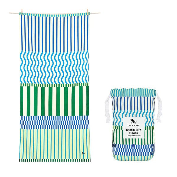 **Dock & Bay Quick Dry XL Towels - Ultra Absorbent, Lightweight & Fast Drying Beach Towel for Swimming, Travel & Gym - Perfect for Pool, Yoga & Outdoor Activities**