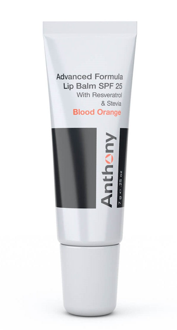Anthony Blood Orange SPF25 Lip Balm - Moisturizing & Sun Protection for Dry, Chapped Lips - Perfect for Outdoor Activities, Hiking, and Daily Sun Exposure