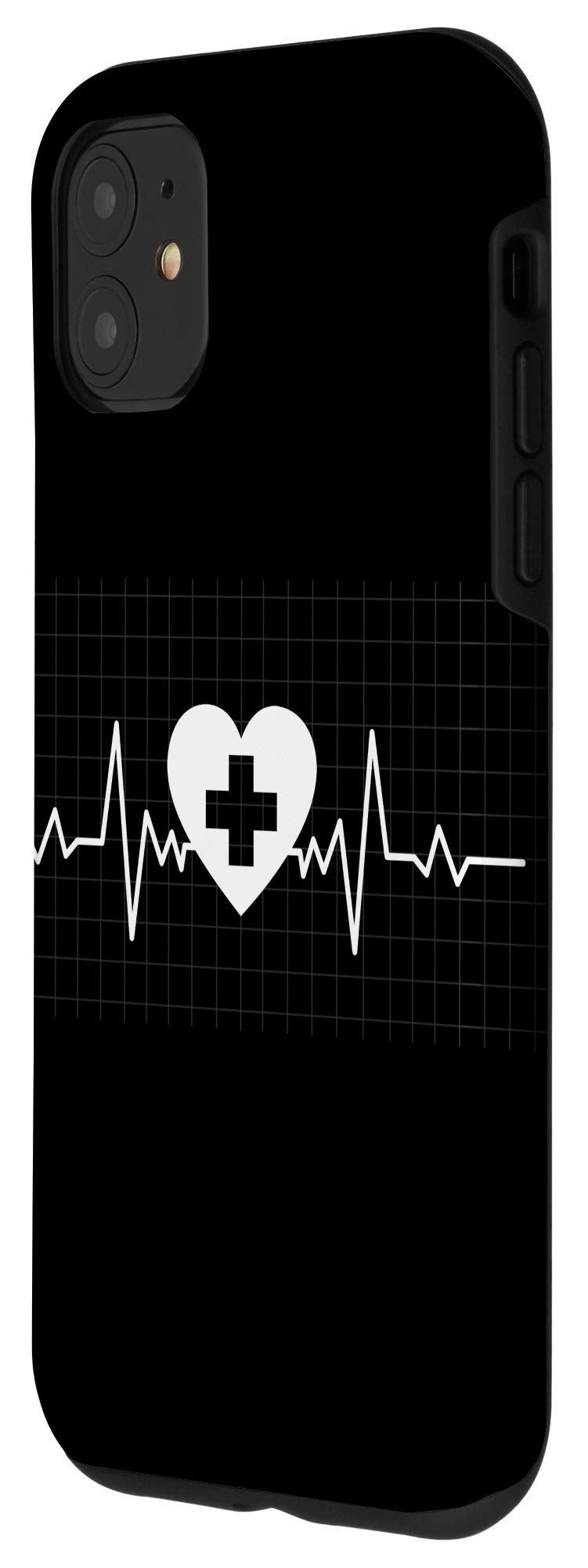iPhone 11 Case for Nurses - Heartbeat Design Protective Cover for Medical Professionals, Doctors & Students - Perfect for Hospital Shifts & Clinical Rotations