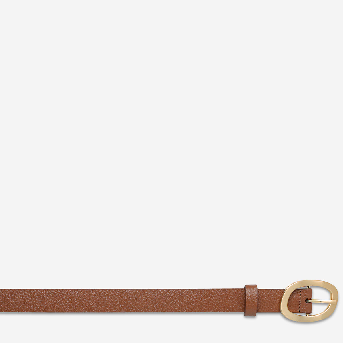 Nocturne Belt - Tan & Gold Leather Waist Belt for Women | Stylish Fashion Accessory for Dresses, Jeans & Office Outfits