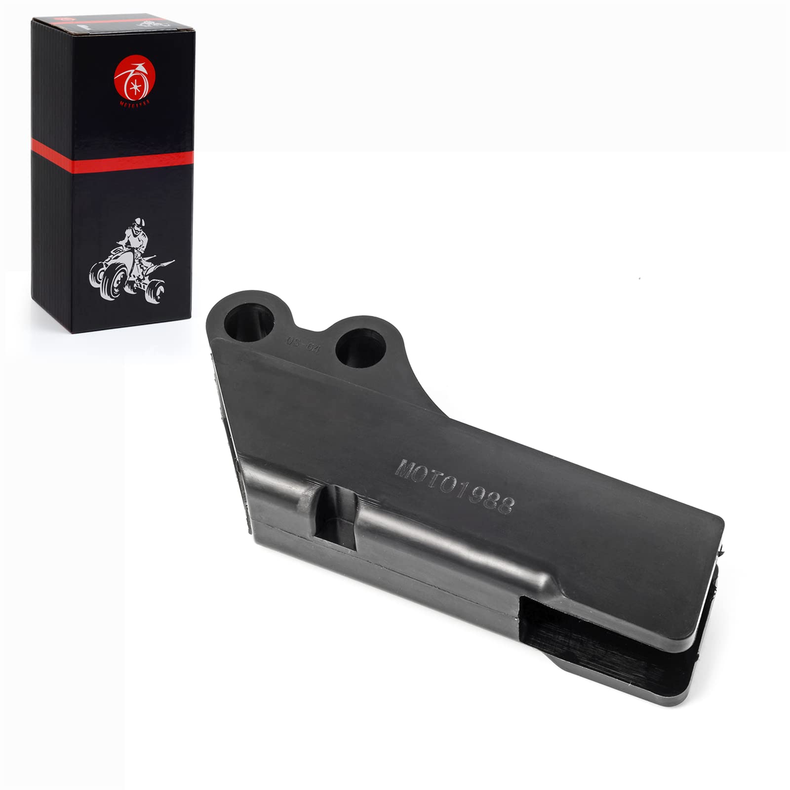 Honda CR125R CR250R CR500R Swing Arm Rear Chain Guide Slider 1990-2001 Replacement Part 52146-ML3-911 - Durable Motorcycle Chain Protector for Off-Road & Motocross Riding