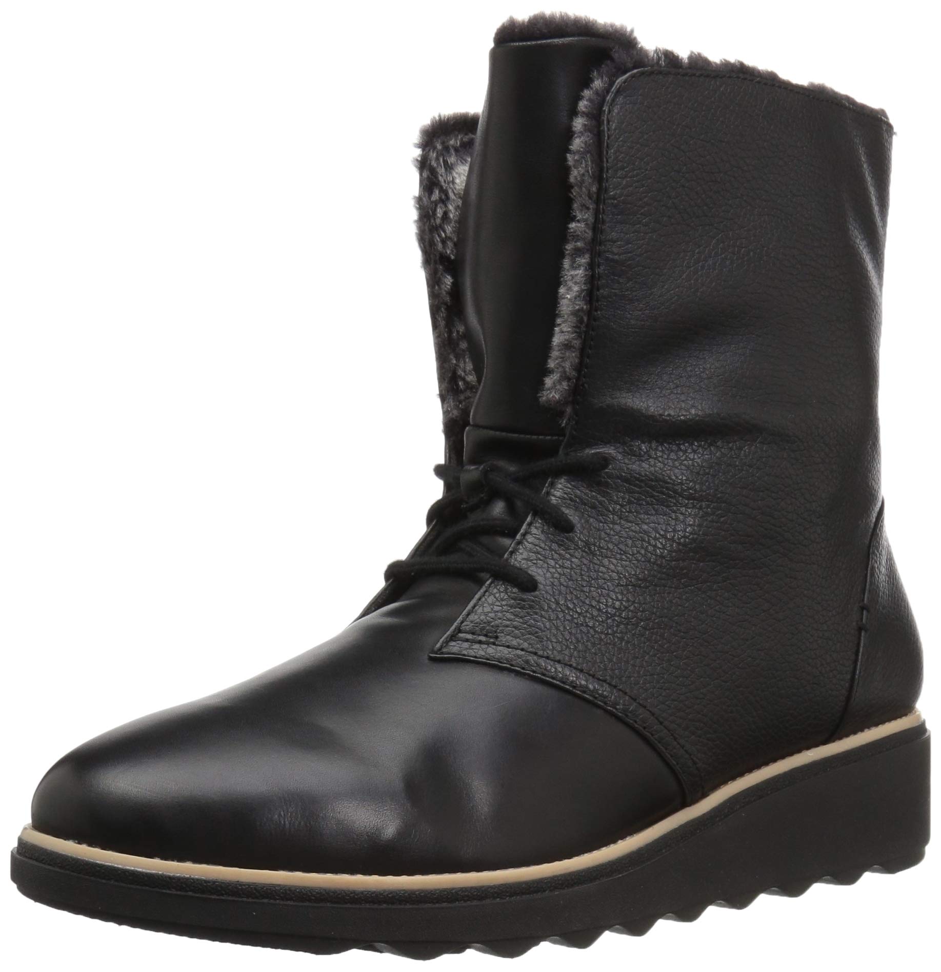 Clarks Women's Sharon Pearl Fashion Boots - Stylish Ankle Boots for Women, Comfortable & Durable Leather Booties for Fall & Winter, Perfect for Office, Casual Outfits & Date Nights