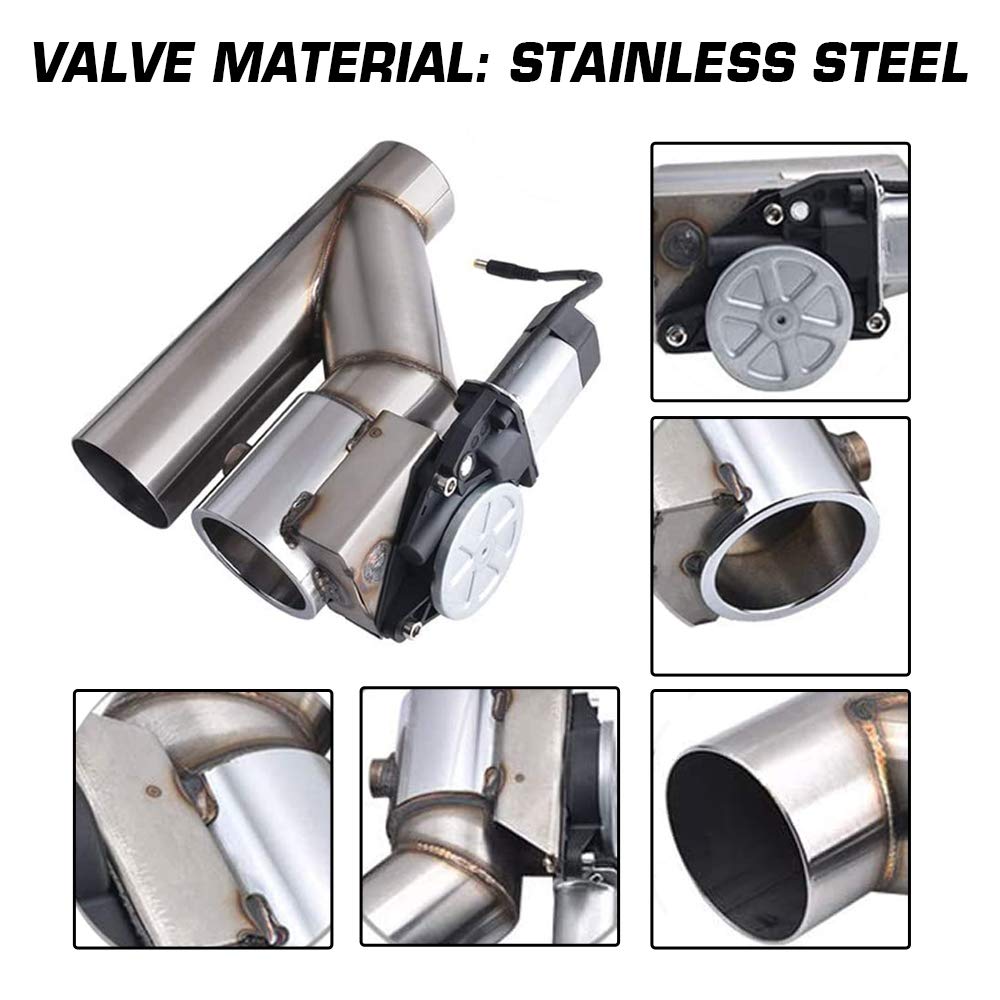 SPELAB 3.0 Inch Stainless Steel Dual Exhaust Pipe Kit - High Performance Exhaust System for Trucks, Jeeps & Muscle Cars | Enhanced Sound & Power | Perfect for Off-Roading & Street Racing