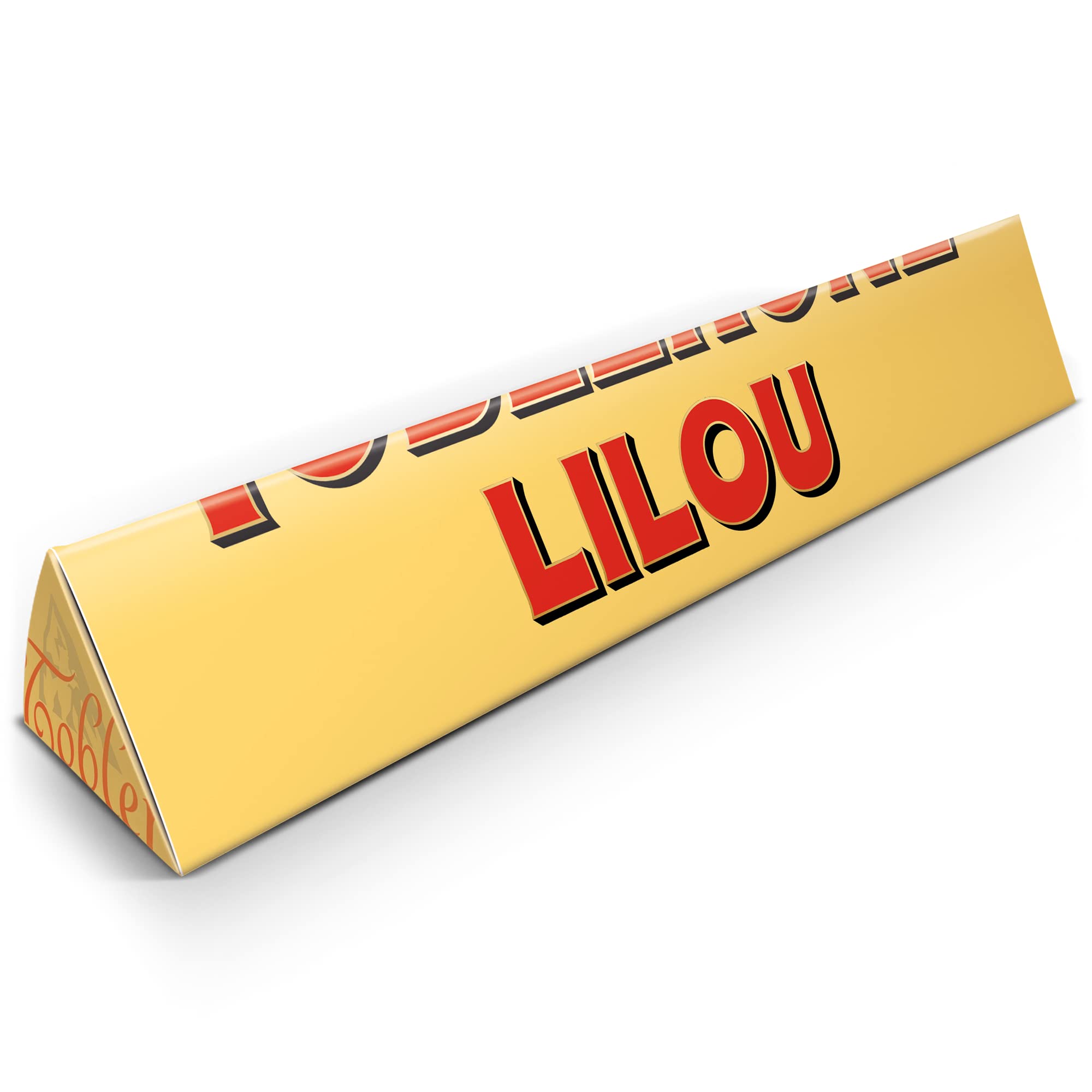Custom XXL 10 lbs Chocolate Bar - Personalized 31.5 Inch Giant Milk Chocolate with Honey-Almond Nougat (Add Your Name/Text) - Perfect for Birthdays, Weddings, Corporate Gifts & Special Occasions